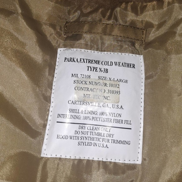 NEW! XL Unisex CopperGold MIL-TEC Military Grade Jacket for ARTIC COLD ELEMENTS - Picture 8 of 8